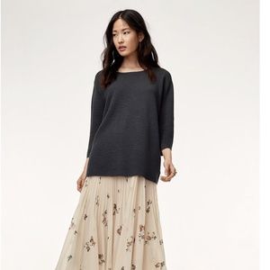 Aritzia Wilfred Blanchard Sweater Charcoal XS